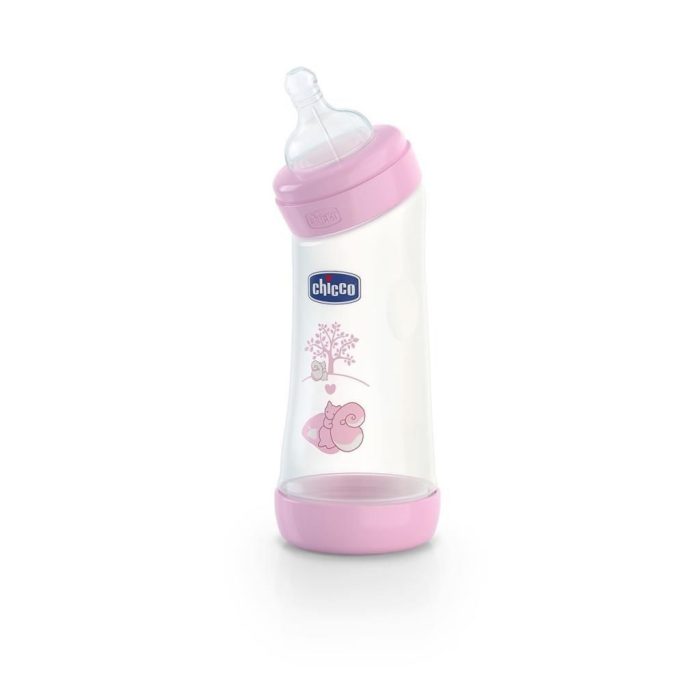 Chicco Eğimli Biberon 250 ml - Pembe